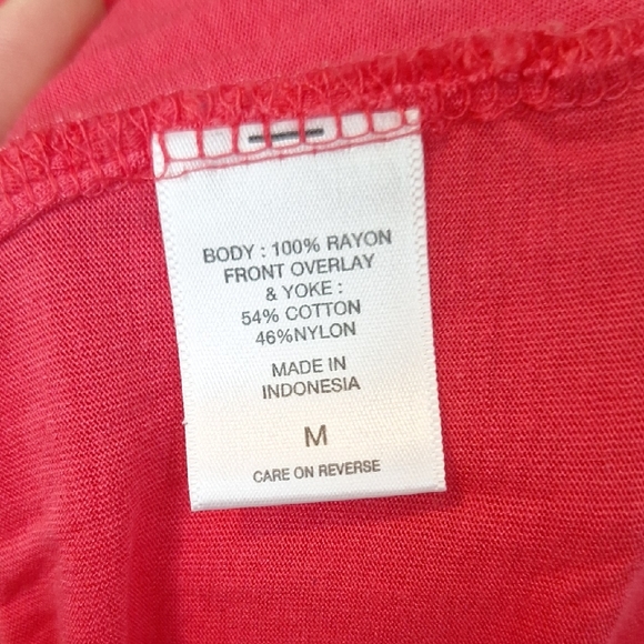 New York & Company Coral Lace Short Sleeve Blouse - Picture 10 of 10